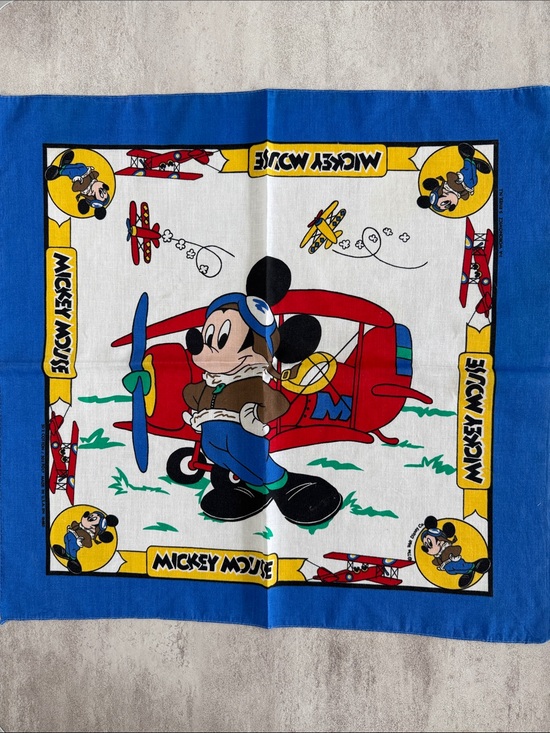Disney Other - Disney Mickey Mouse Pilot Bandana - Blue, Red, Yellow